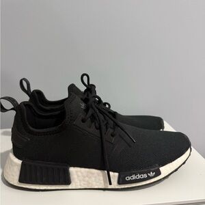 Adidas Black and White NMD R1 Shoes